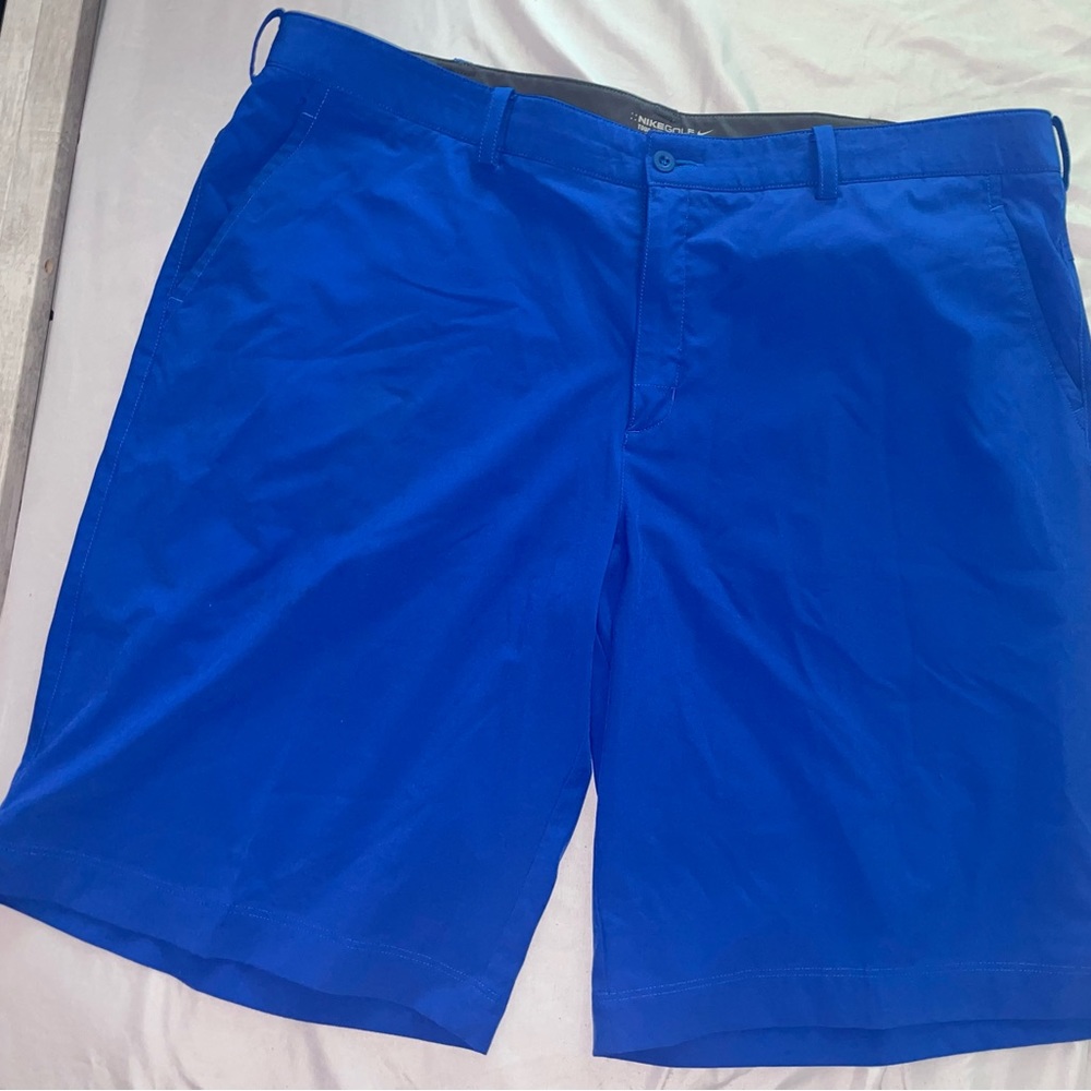 Men’s NikeGolf Tour Performance Dri-Fit Athletic Shorts Blue Big & Tall Size 42